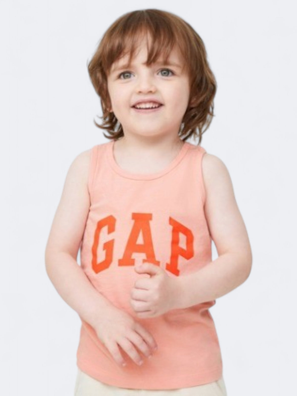Image for Kid's Boy's Brand Logo Printed Tank Top,Coral