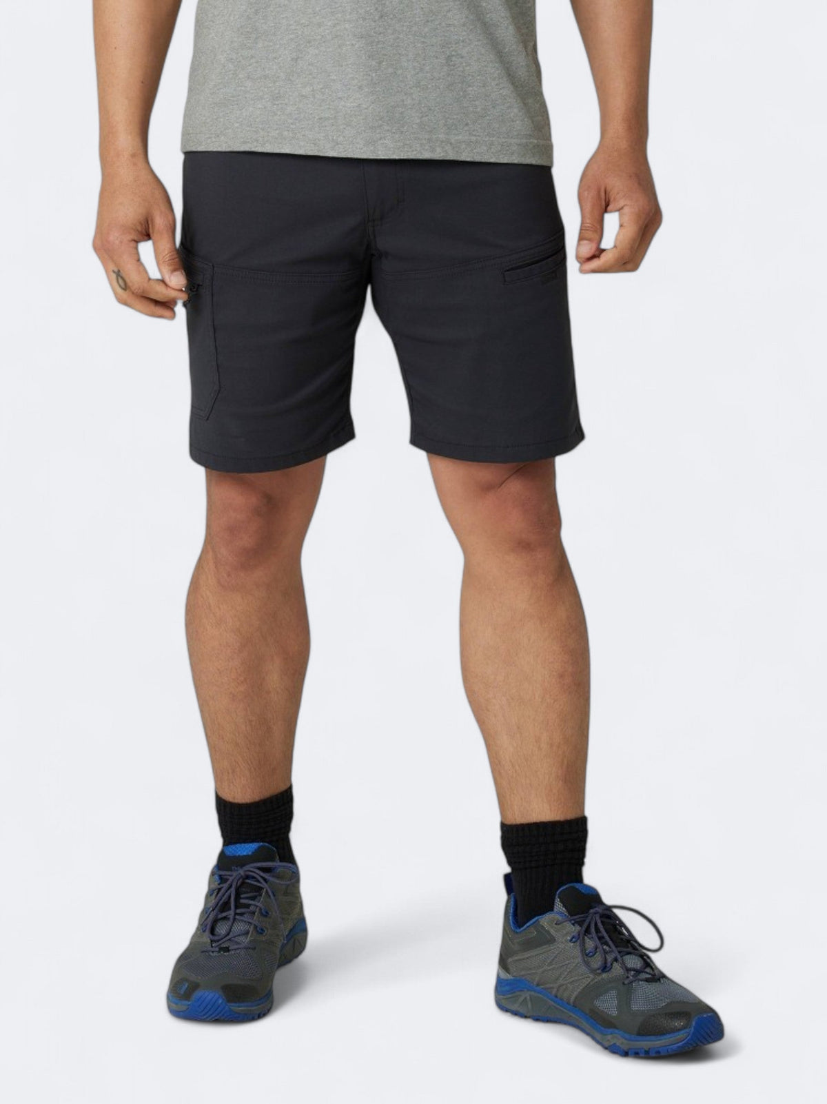 Image for Men's Plain Performance Zip Utility Short,Black