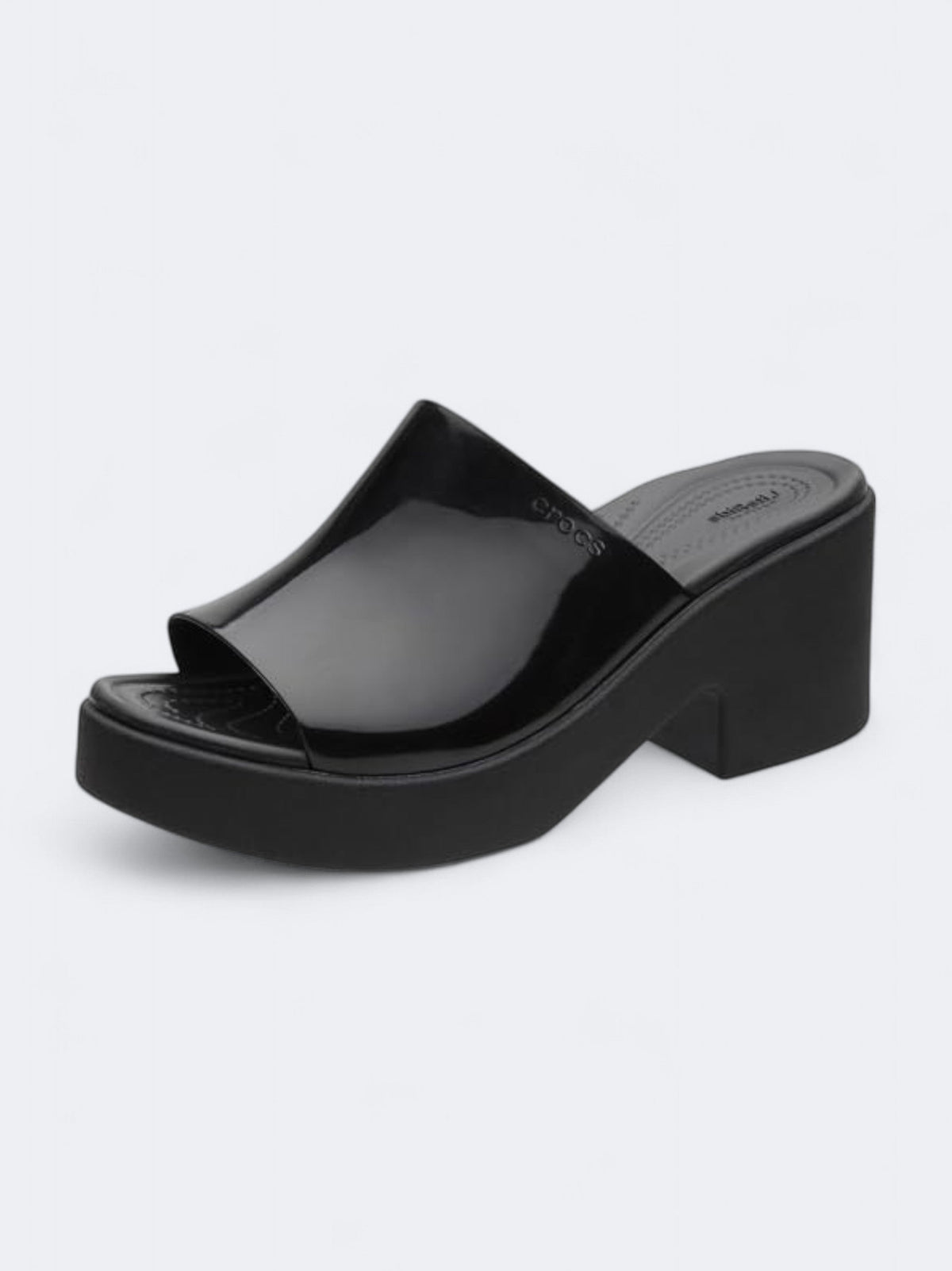 Image for Women's Glossy Brooklyn High Heeled Sandals,Black