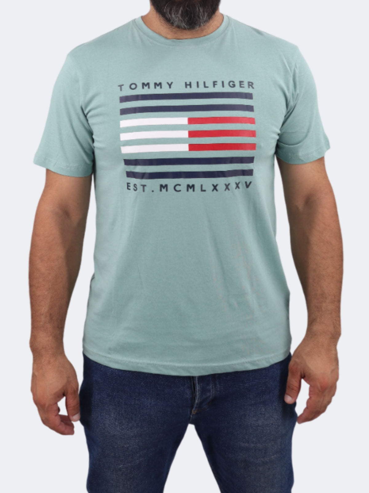 Image for Men's Printed T-Shirt,Aqua