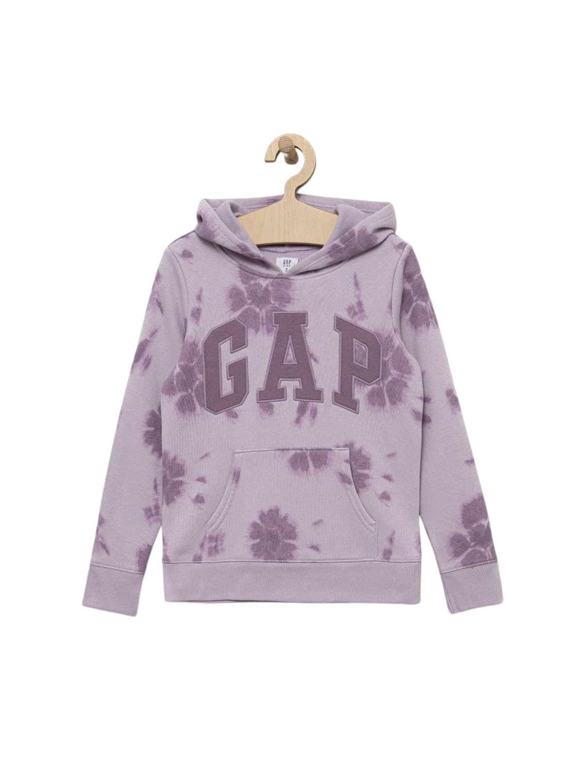 Image for Kids Girl's Brand Logo Printed Pocket Hoodies Sweaters,Purple