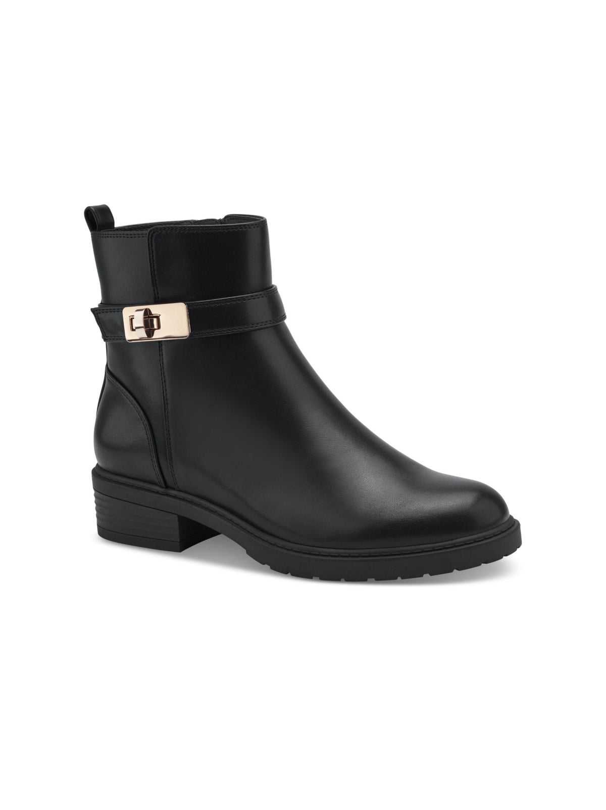 Image for Women's Plain Ankle Boots Heels,Black