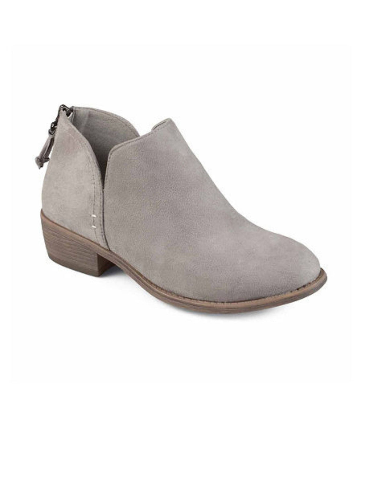 Image for Women's Textured Low Cut Ankle Boots,Grey