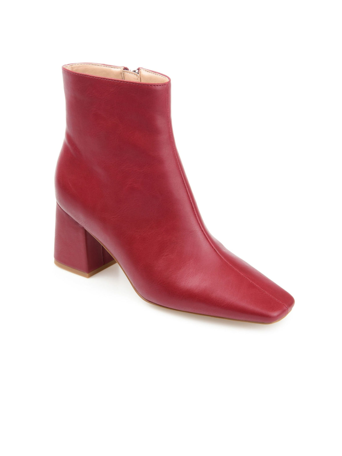 Image for Women's Plain Ankle Boots,Burgundy
