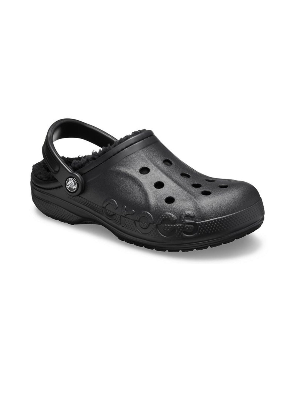 Image for Men's Lined Clog Slippers,Black