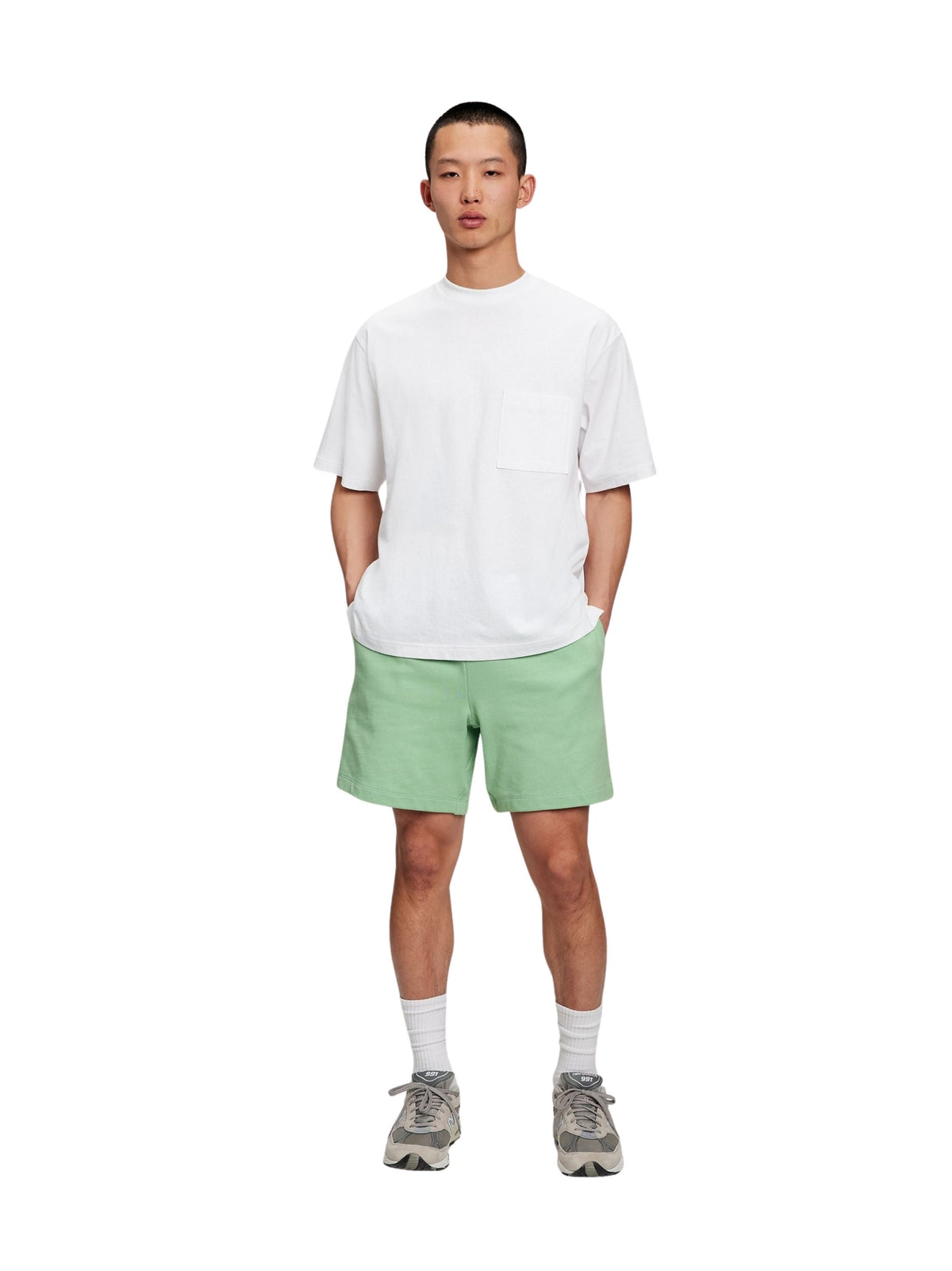 Image for Men's Plain Short,Light Green