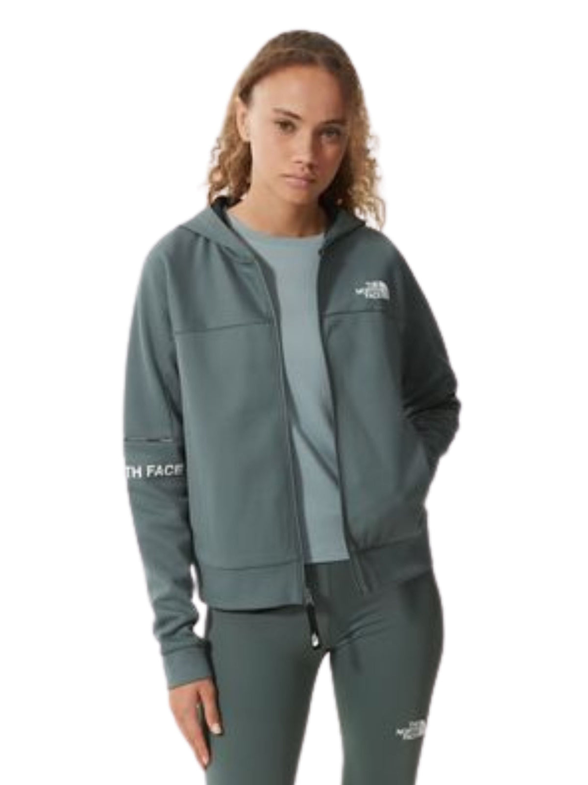 Image for Women's Textured Jacket Two Pockets,Olive