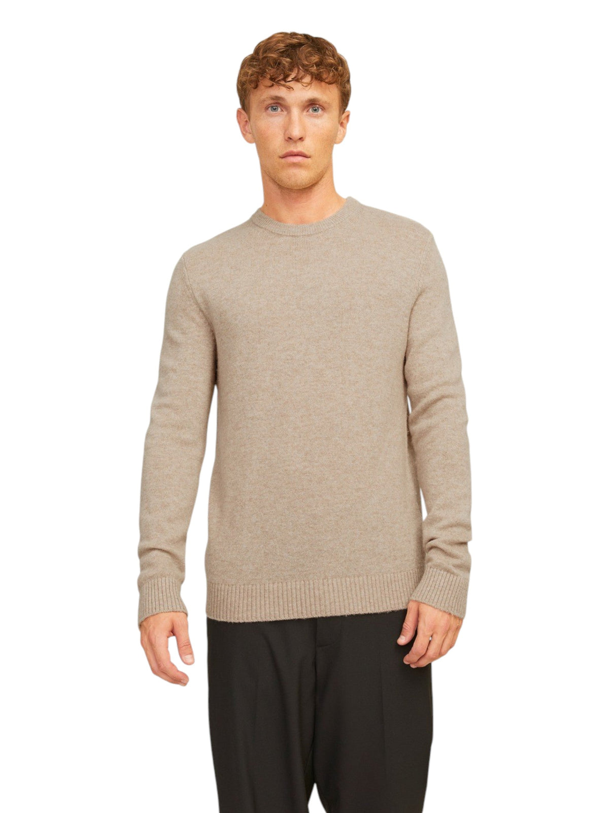 Image for Men's Knitted Sweaters,Beige