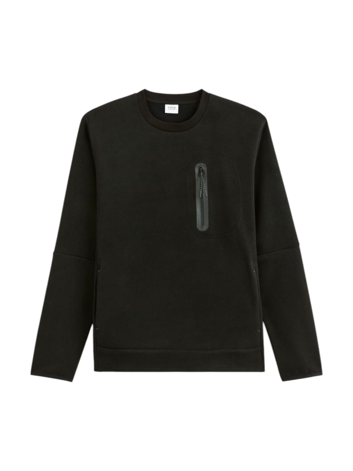 Image for Men's Plain Sweaters,Black