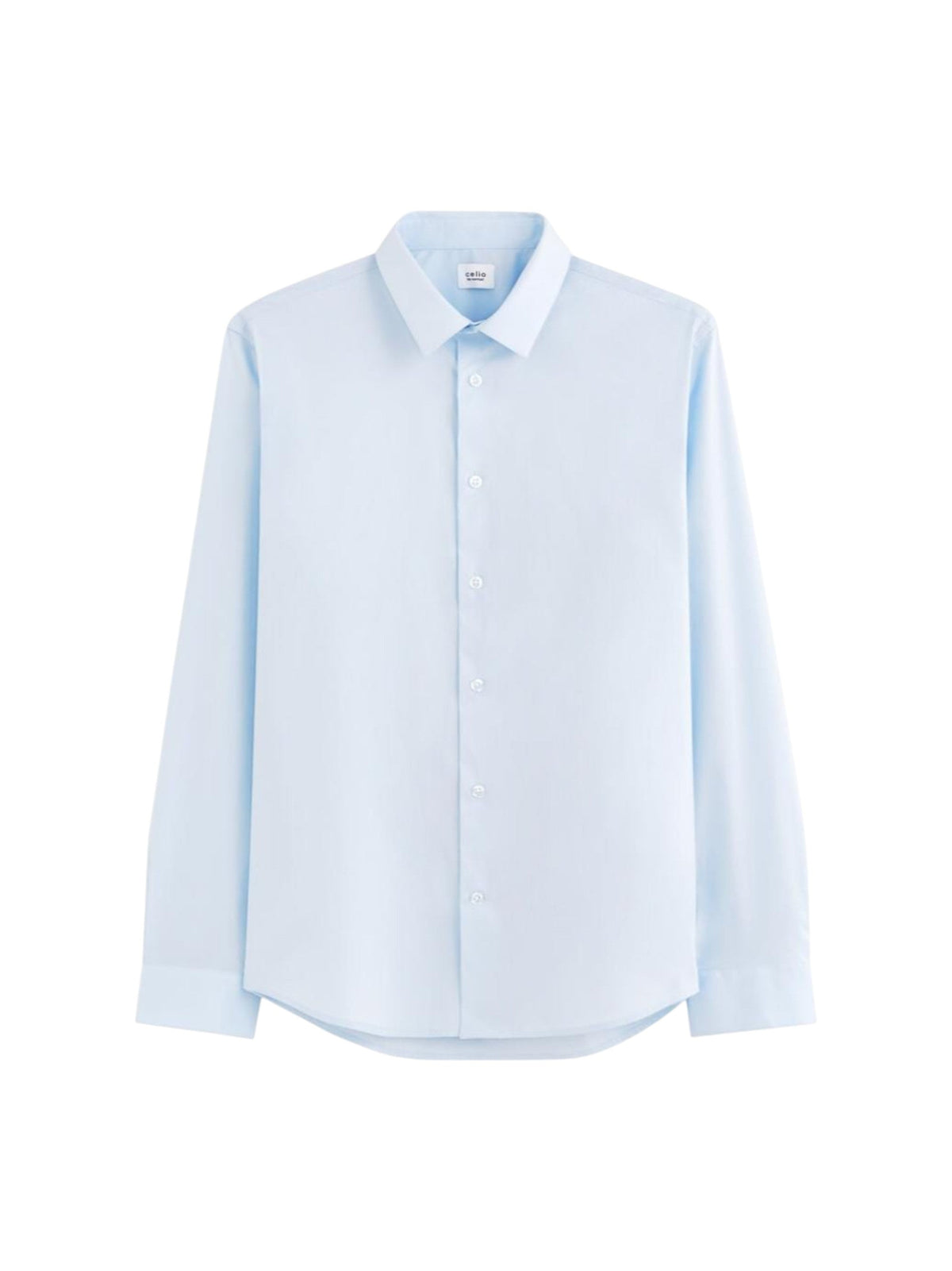 Image for Men's Plain Dress Shirt,Light Blue