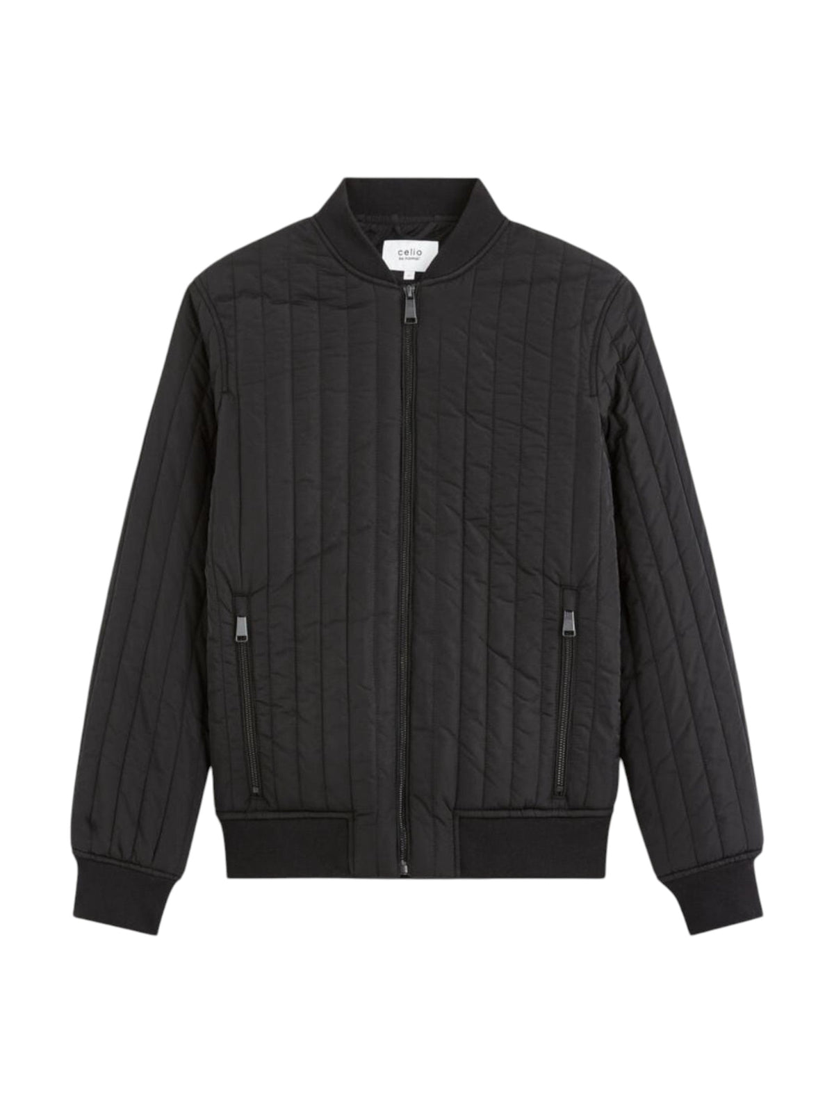 Image for Men's Quilted Jacket,Black