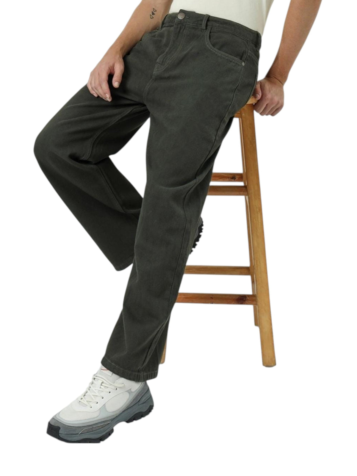 Image for Men's Plain Jeans,Navy