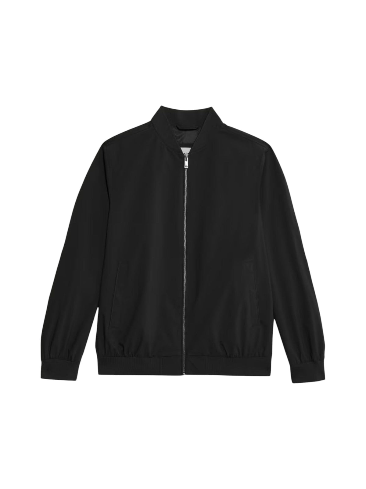 Image for Men's Plain Solid Jacket,Black