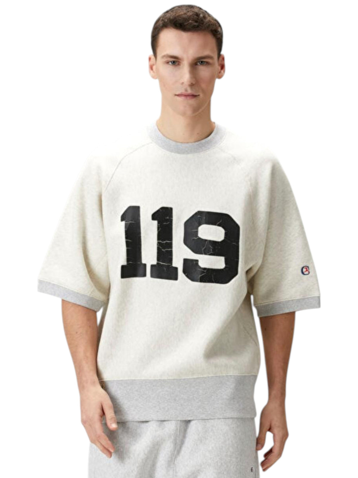 Image for Men's Printed Sweaters,Cream