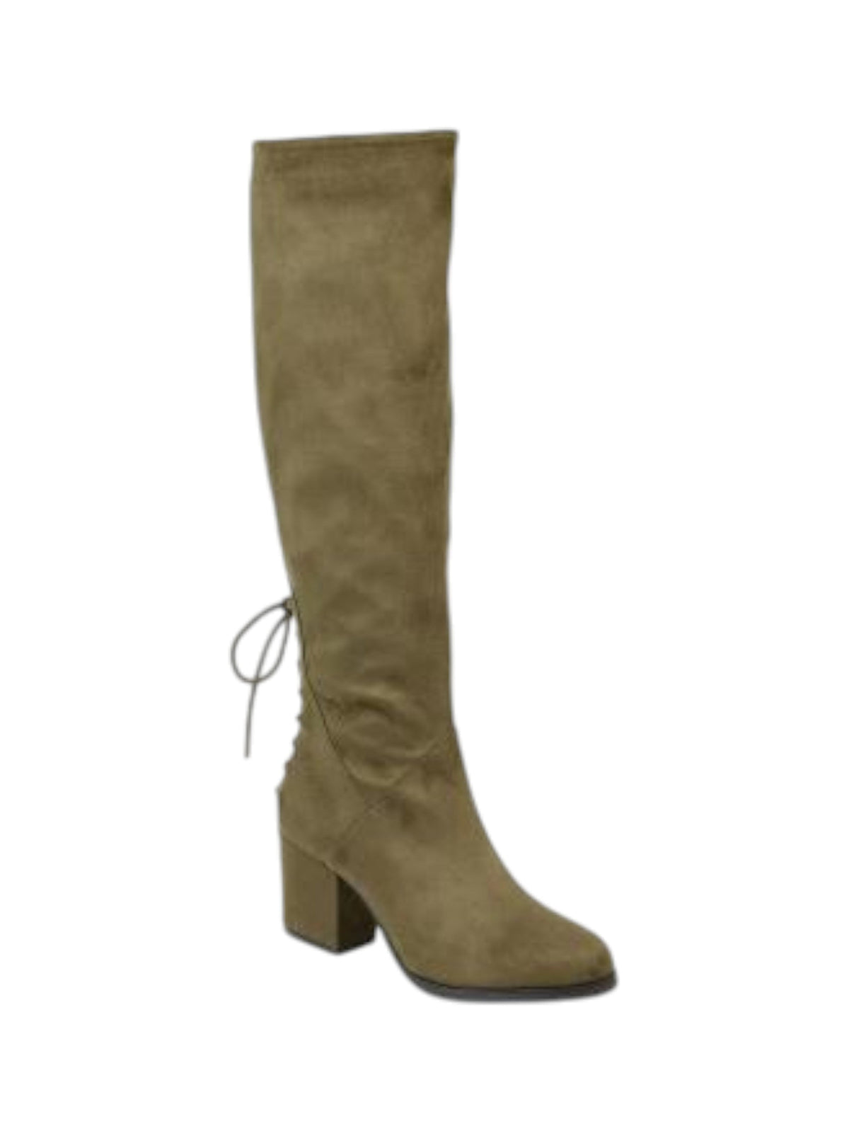 Image for Women's Plain Knee High Boots,Olive