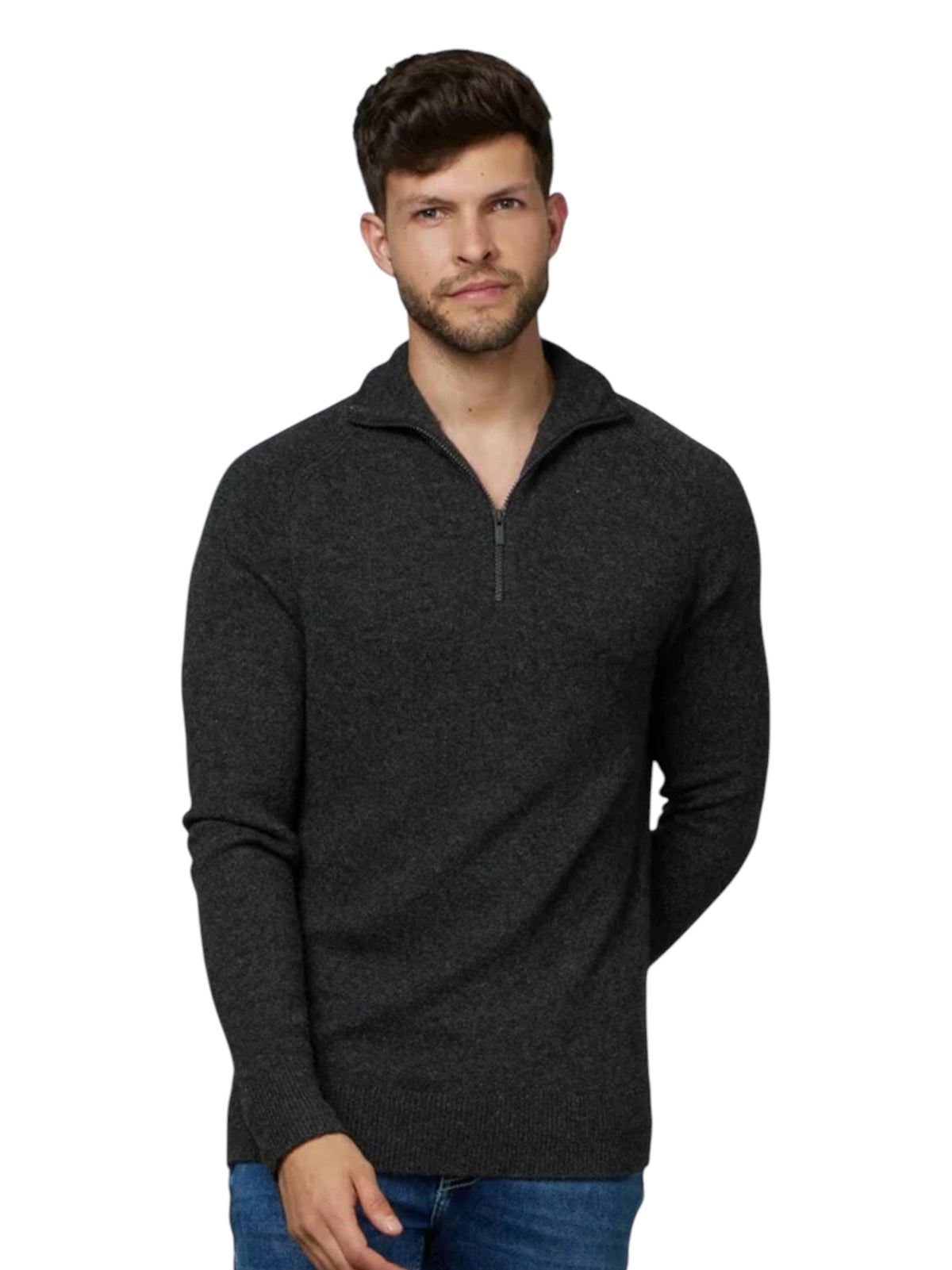Image for Men's Plain Sweaters,Grey