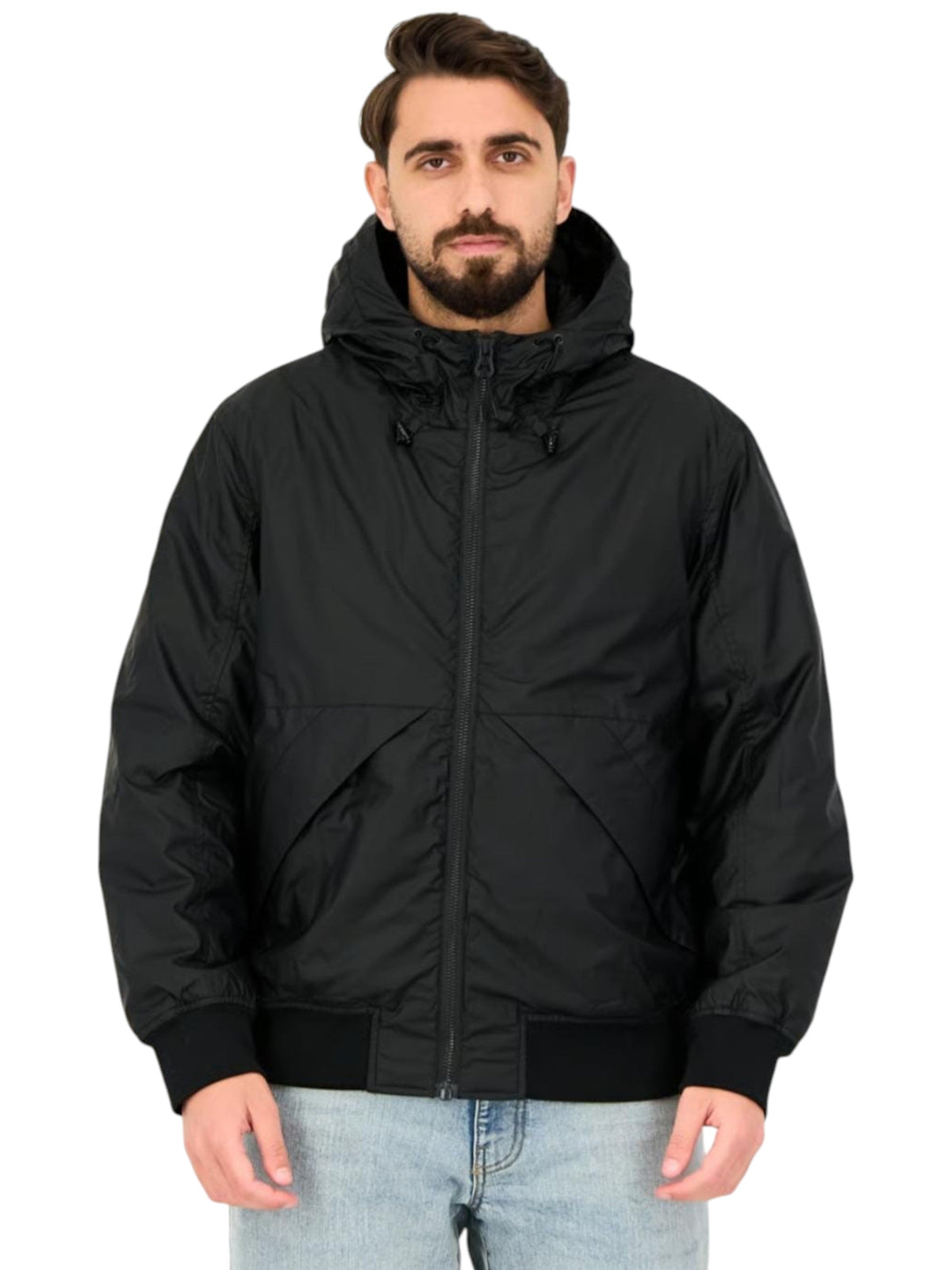 Image for Men's Quilted Jacket,Black