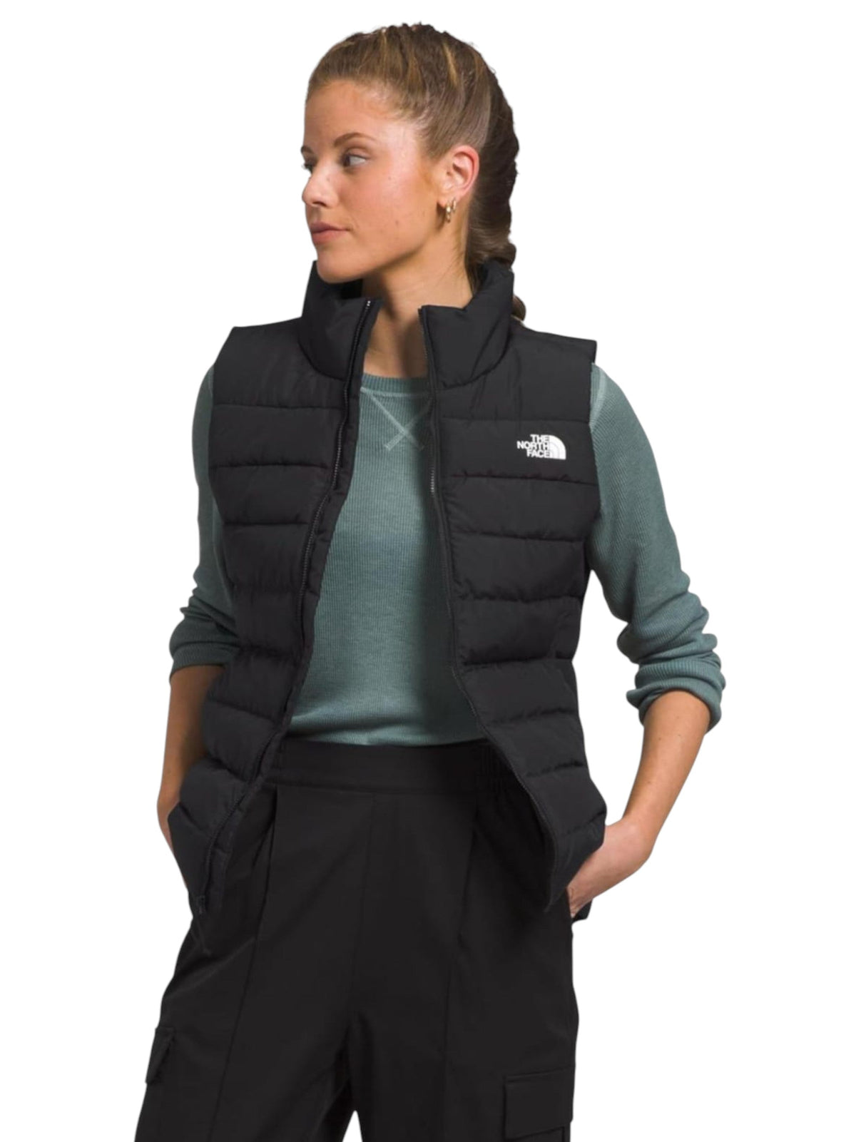 Image for Women's Quilted Vest,Black