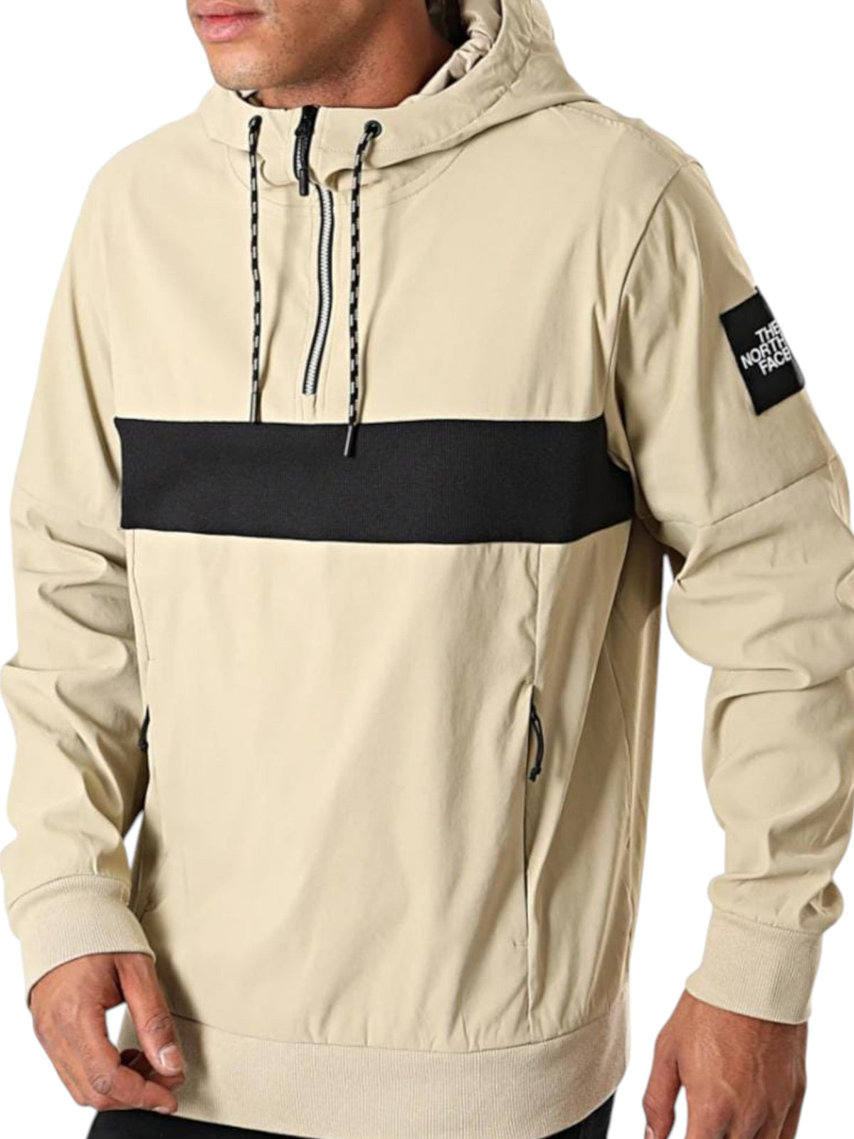 Image for Men's Colorblocked Sweaters,Beige
