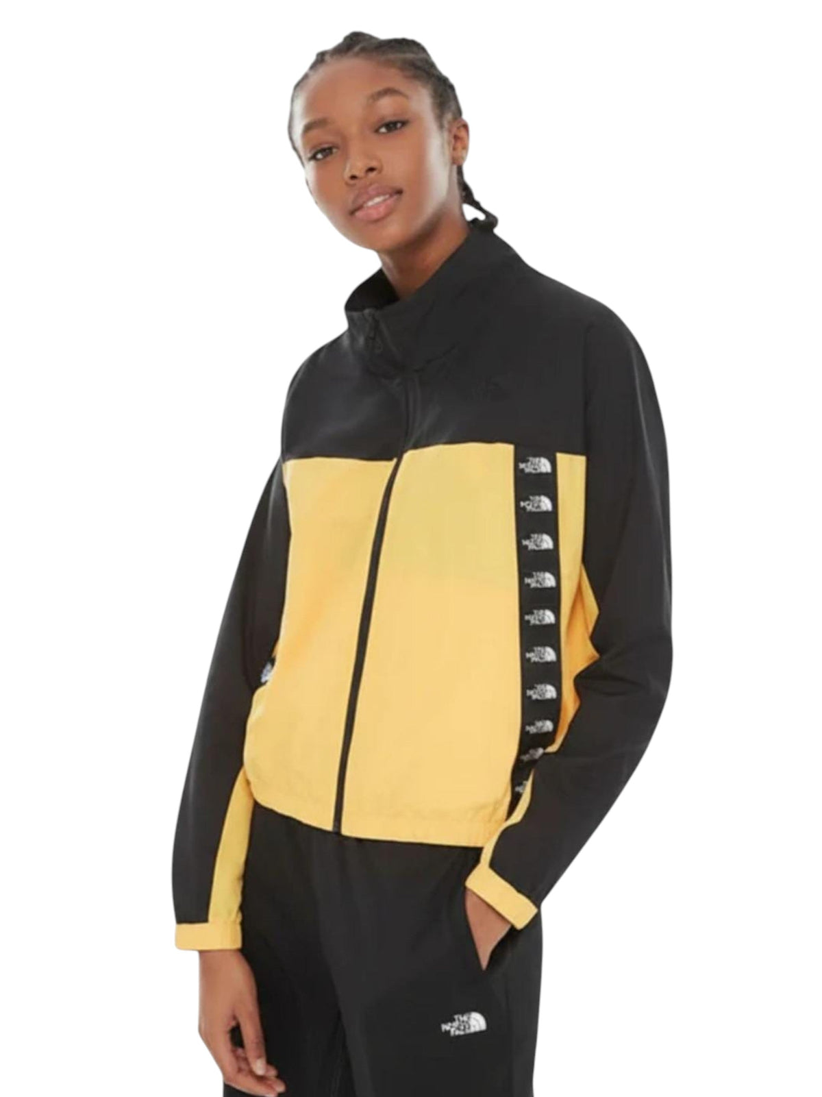 Image for Women's Colorblocked Jacket,Yellow