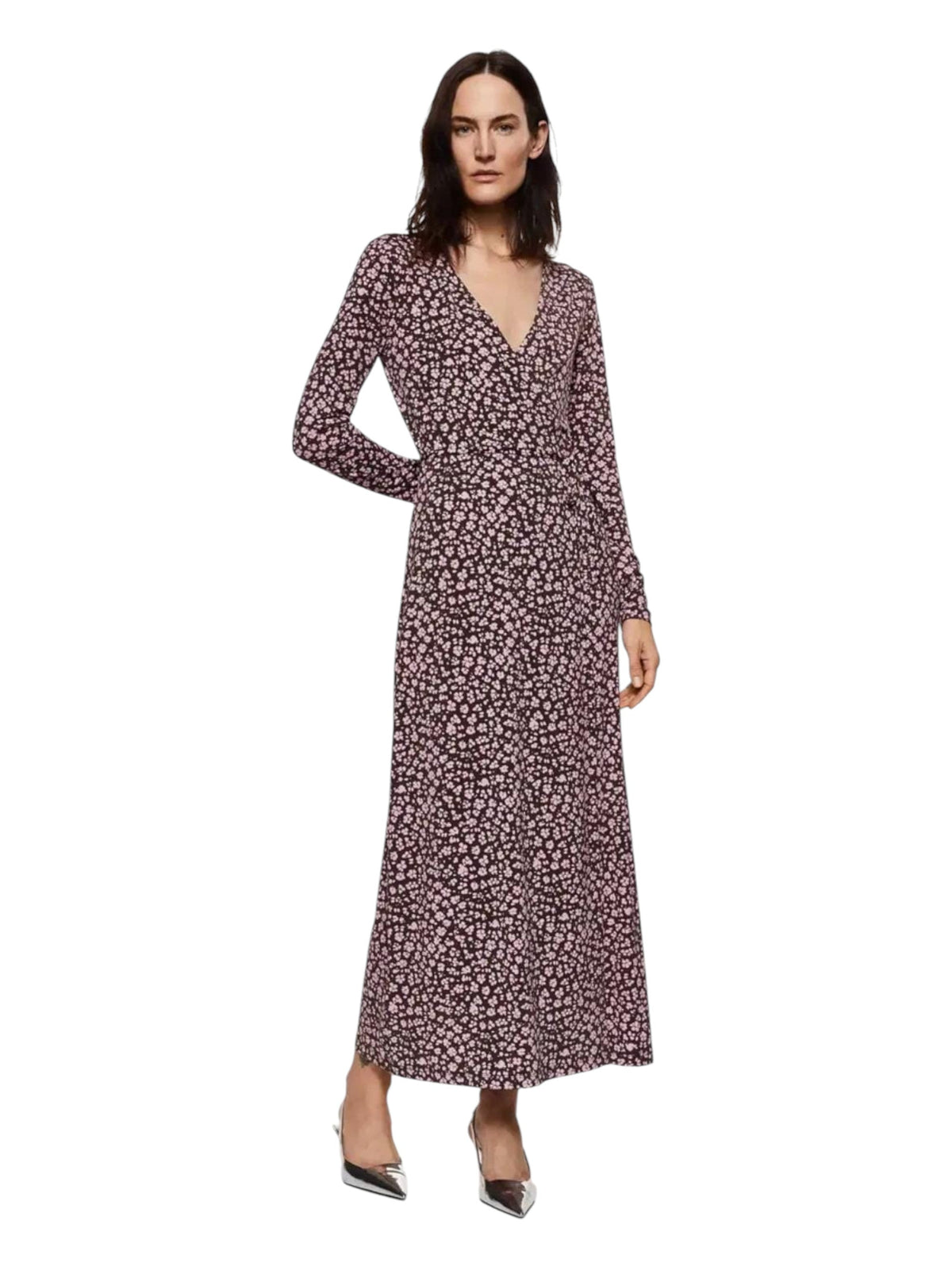 Image for Women's Floral Printed Dress,Pink
