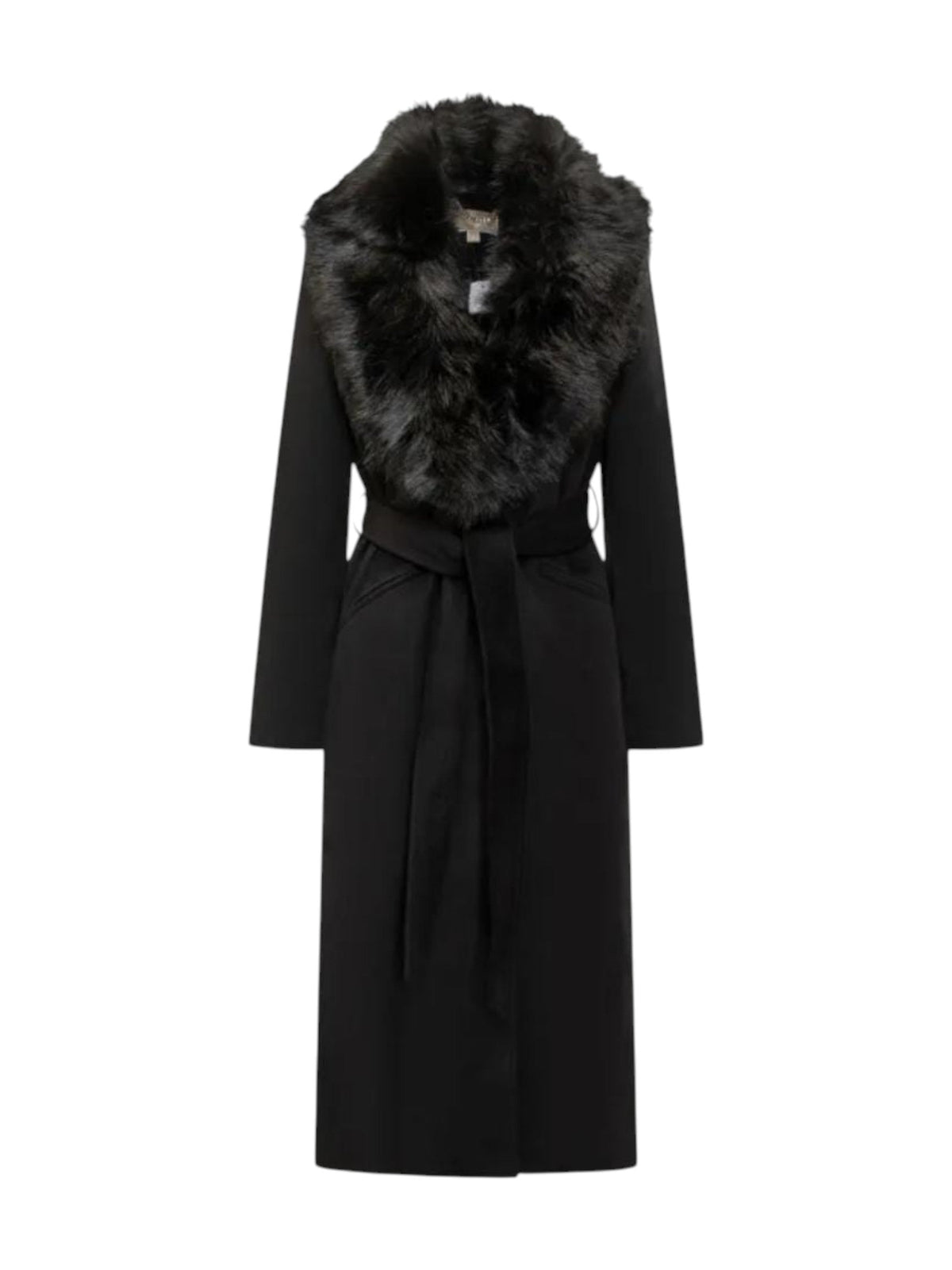 Image for Women's Plain Classic Long Jacket,Black