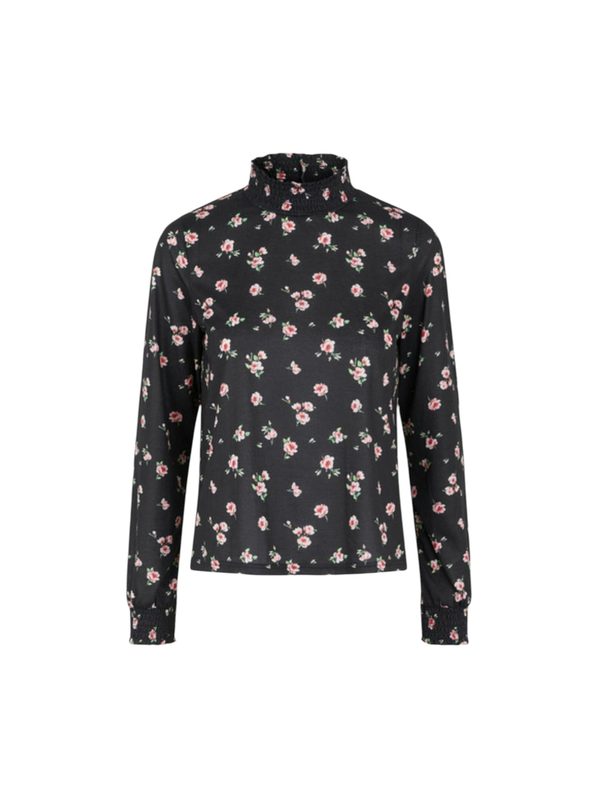 Image for Women's Floral Printed Top,Black