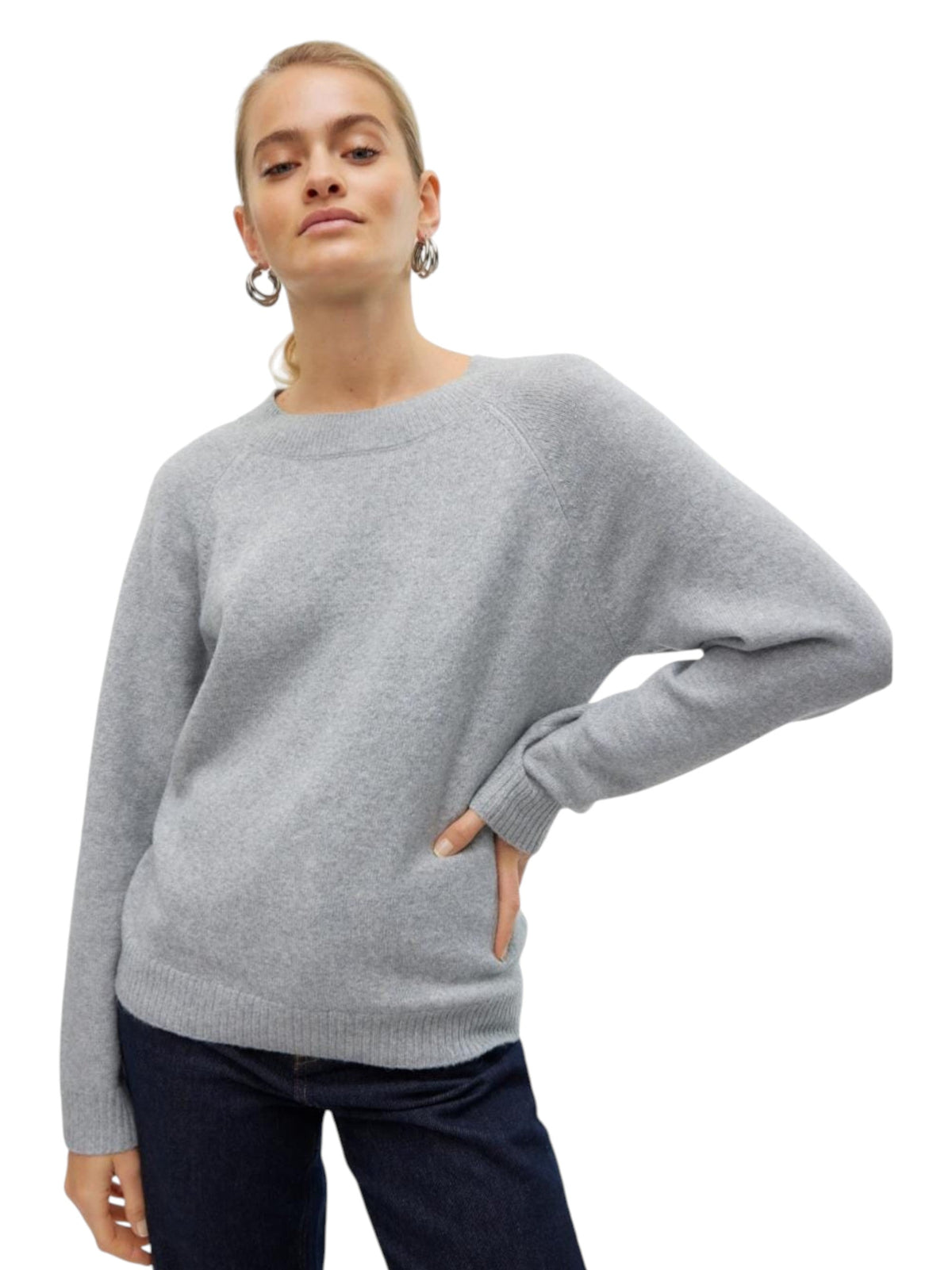 Image for Women's Knitted Sweaters,Grey
