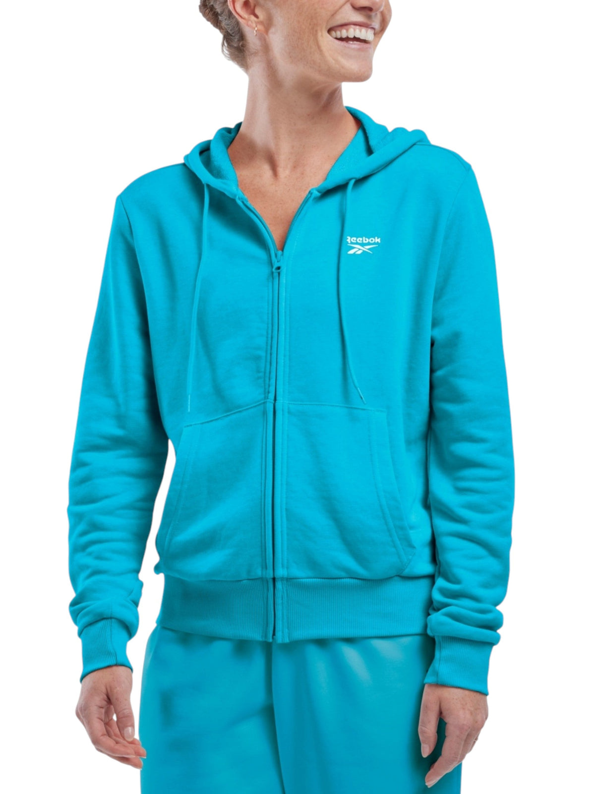Image for Women's Plain Solid Hoodie,Light Blue