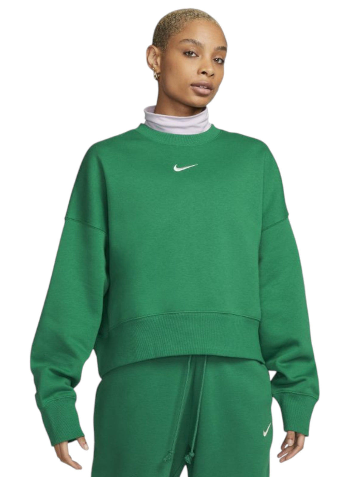 Image for Women's Plain Solid Sweaters,Green