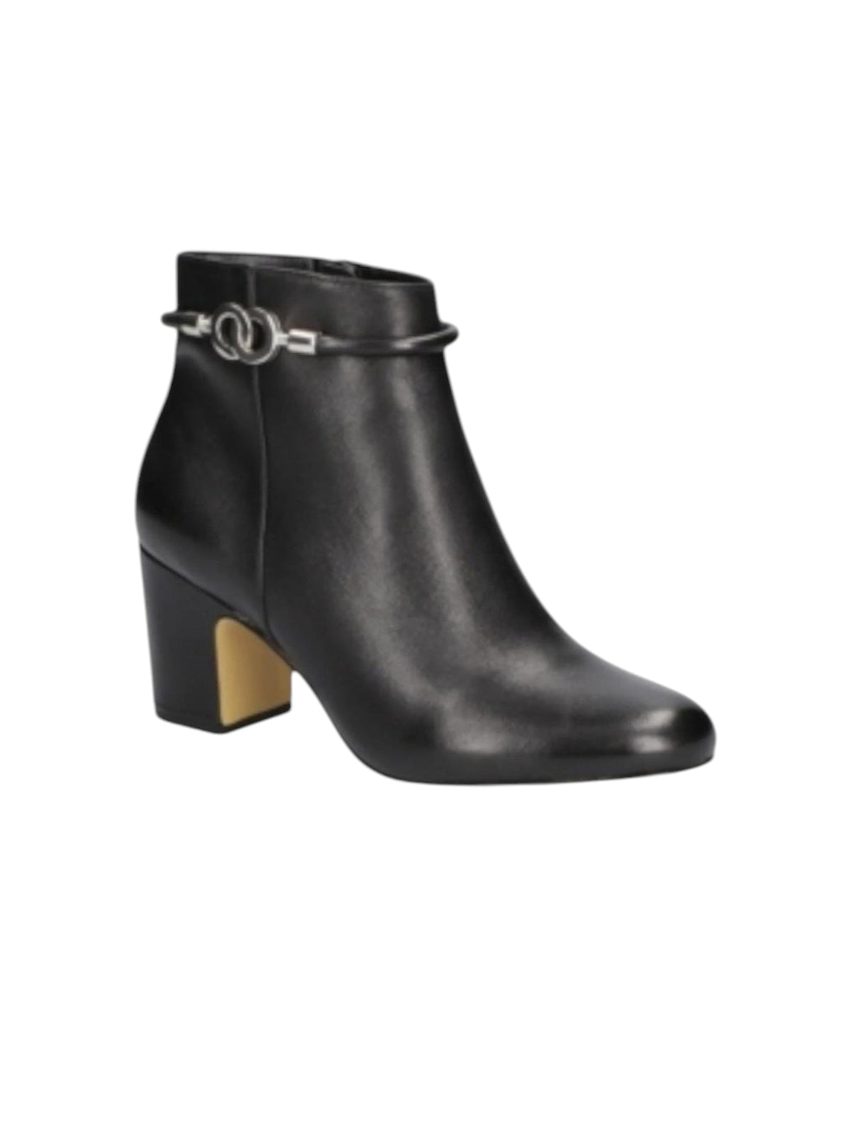 Image for Women's Plain Ankle Boots Heels,Black