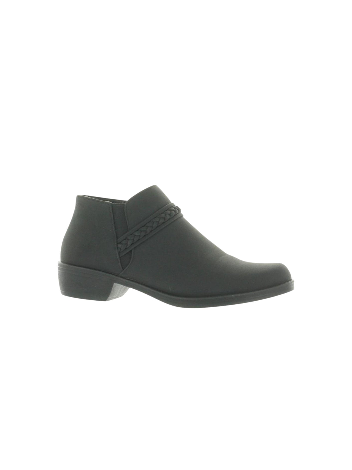 Image for Women's Plain Low Cut Ankle Boots,Black