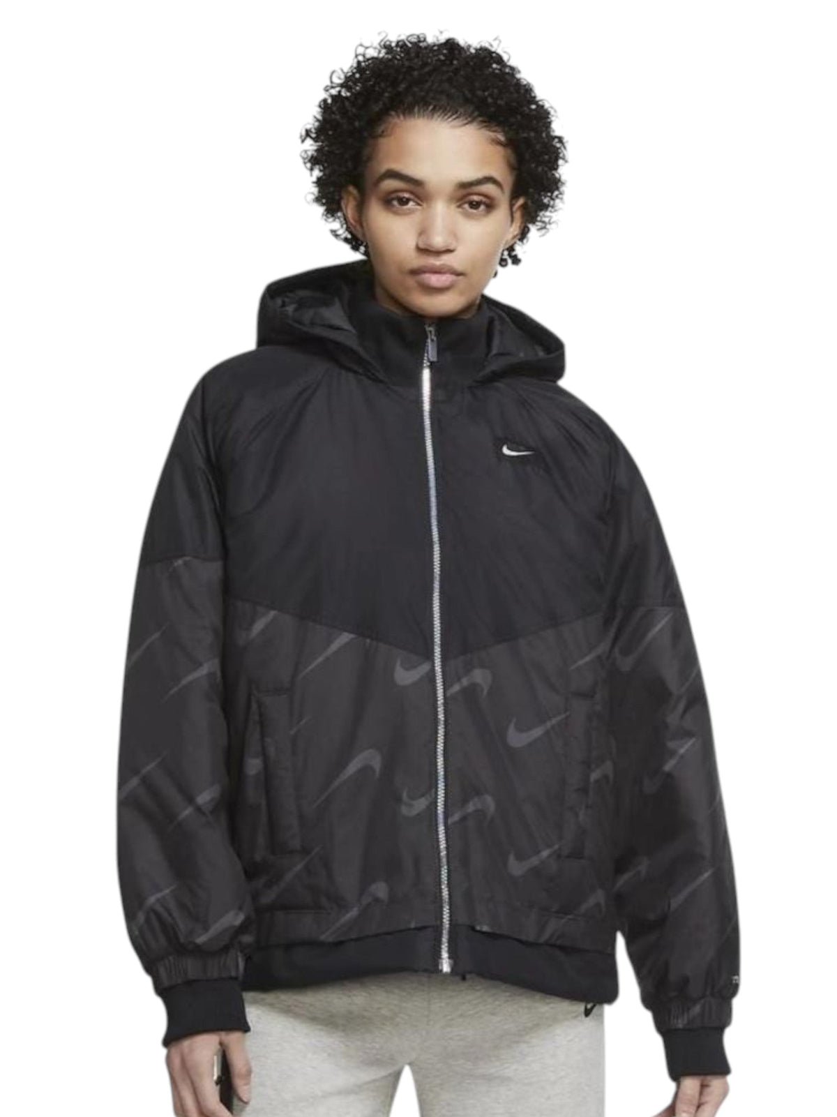 Image for Women's Quilted Jacket,Black