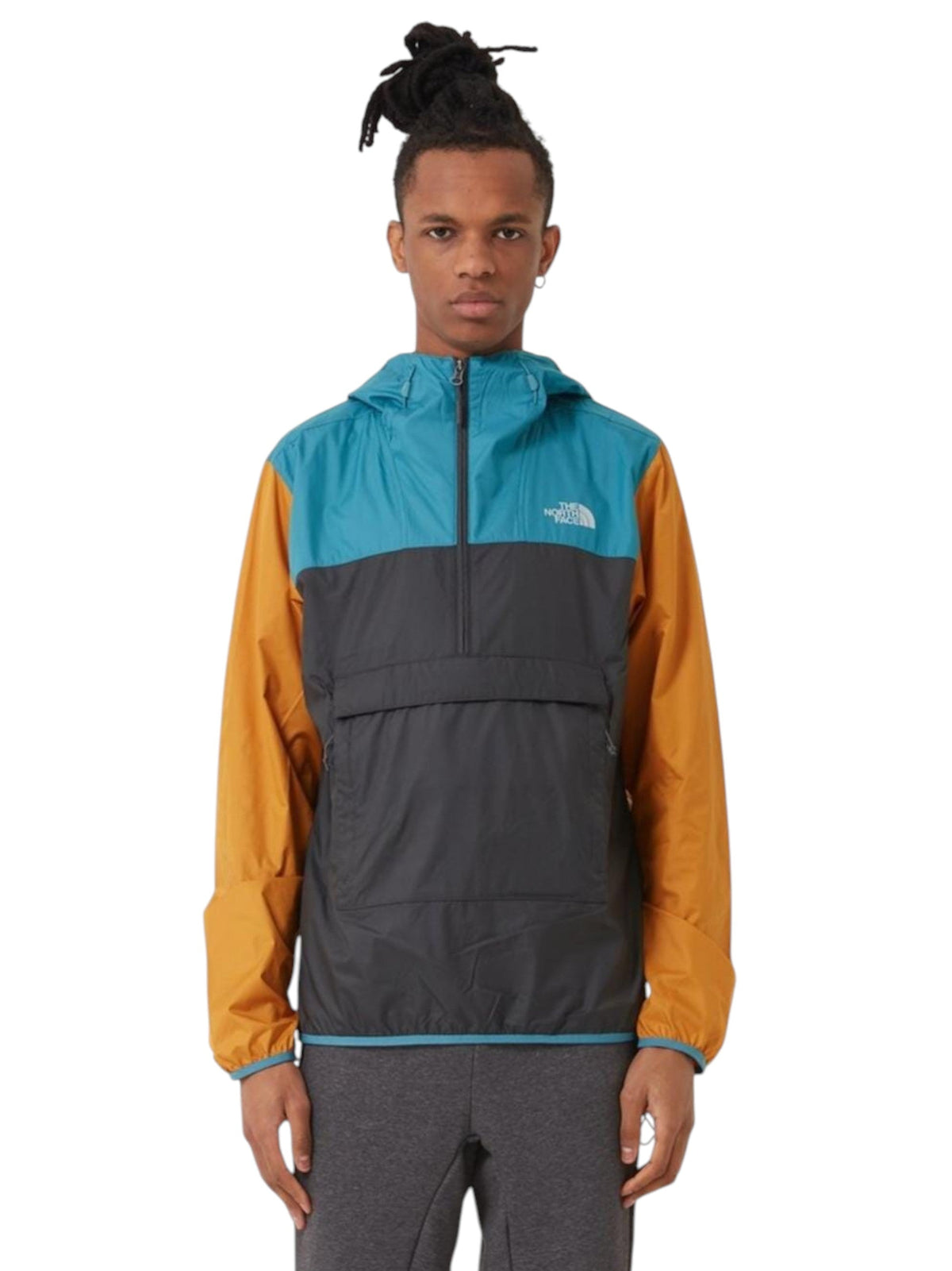 Image for Men's Colorblocked Hoodie,Multi