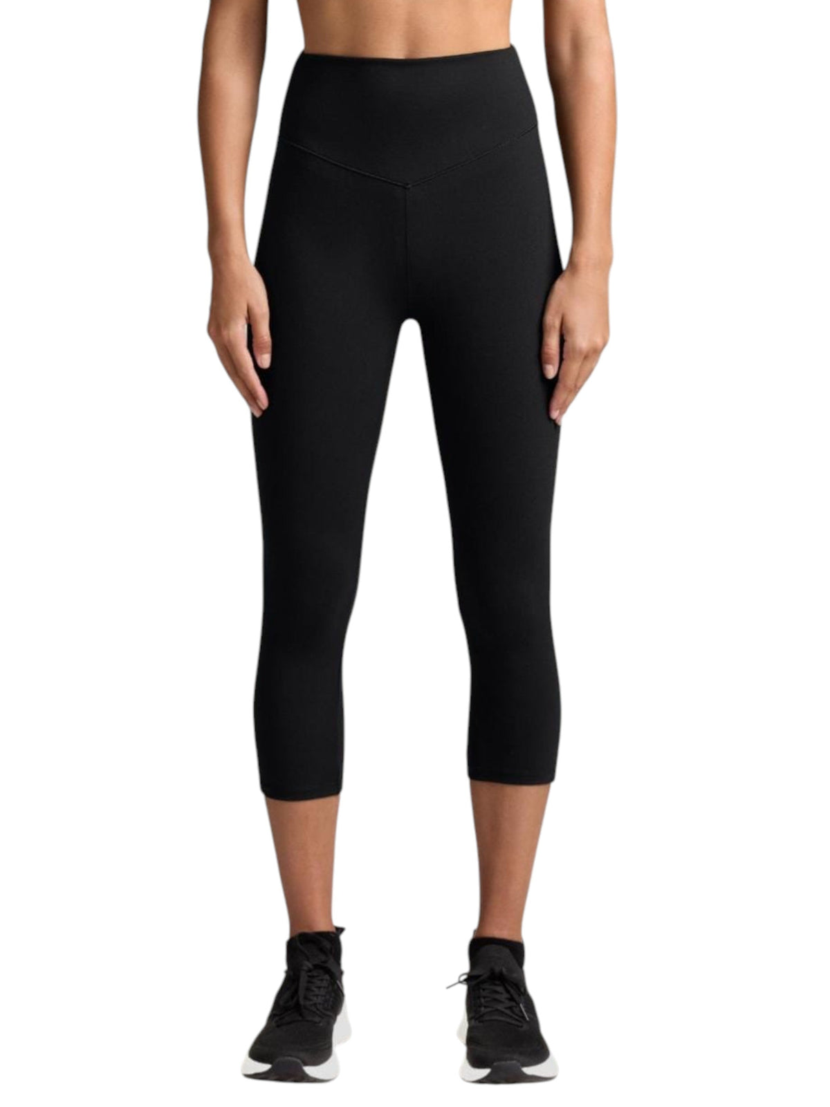Image for Women's Plain Crop Legging,Black