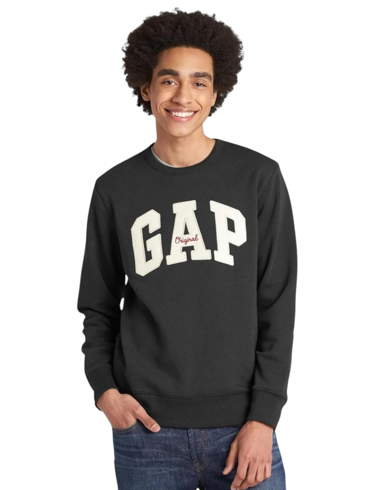 Image for Men's Brand Logo Printed Sweaters,Grey