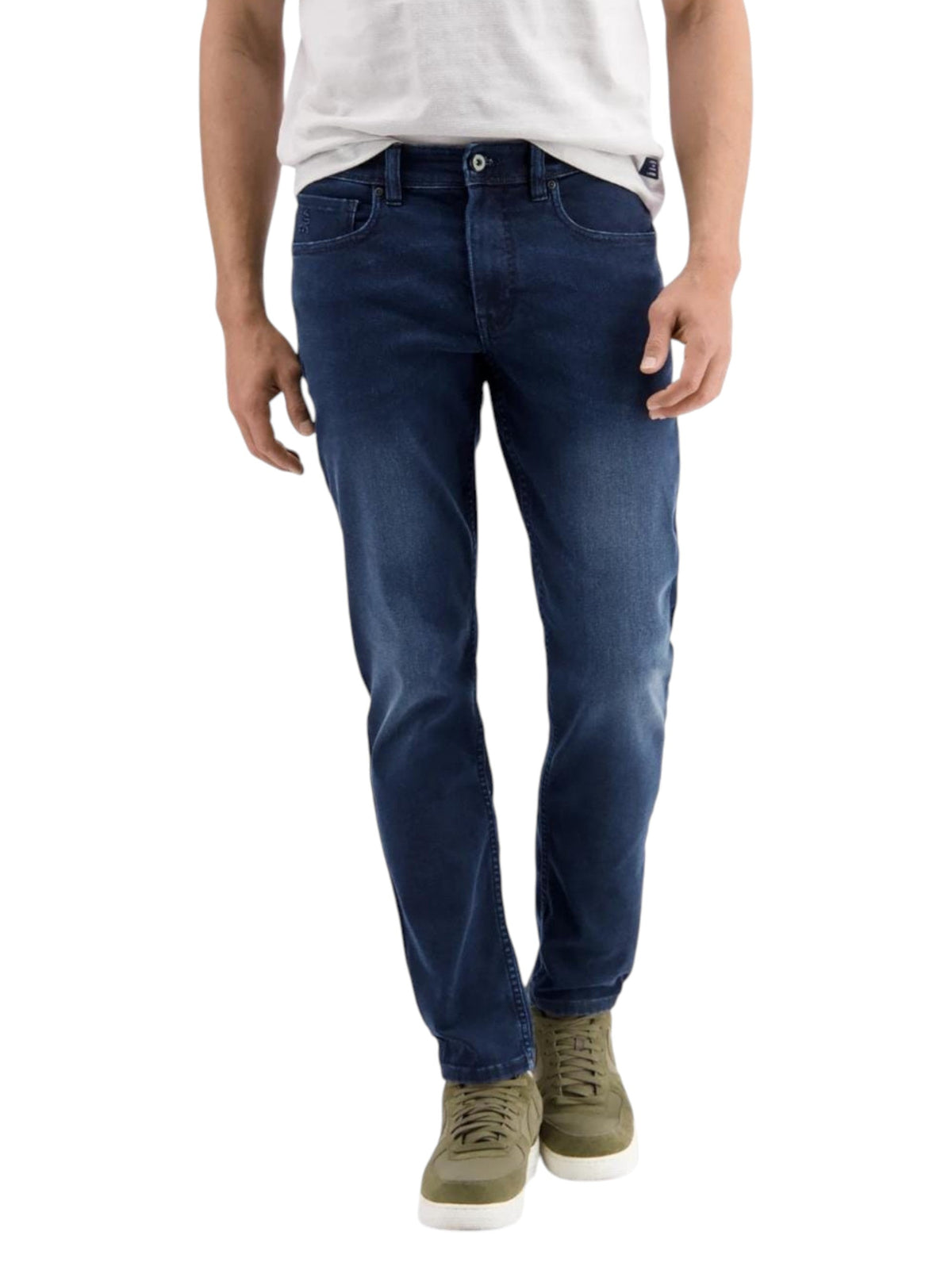Image for Men's Washed Jeans,Blue