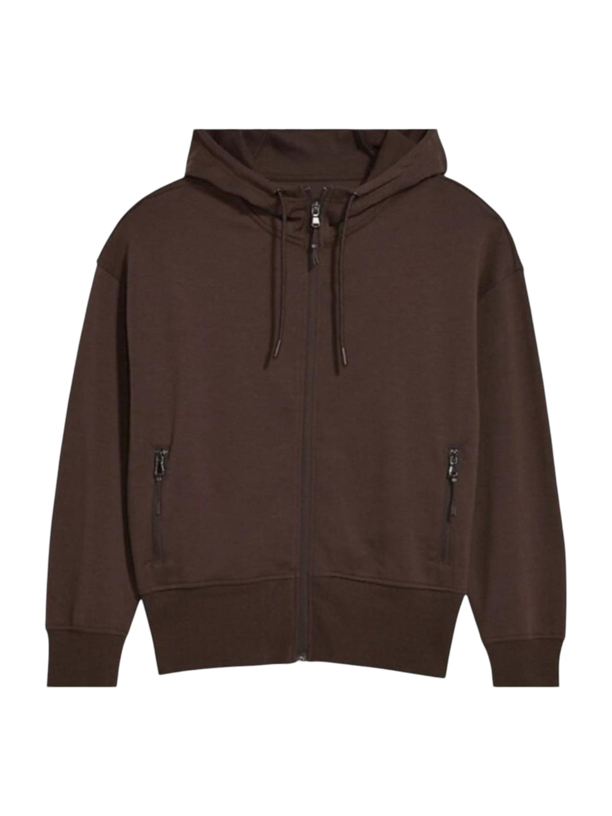 Image for Men's Plain Solid Jacket,Brown