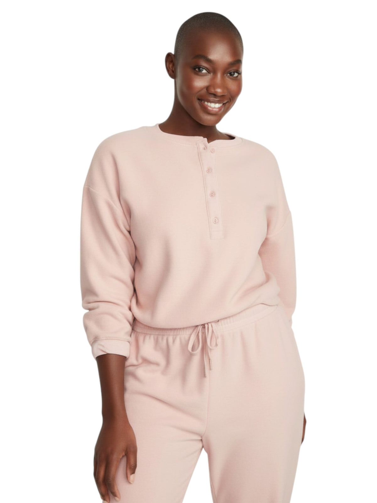 Image for Women's Textured Sweaters,Light Pink