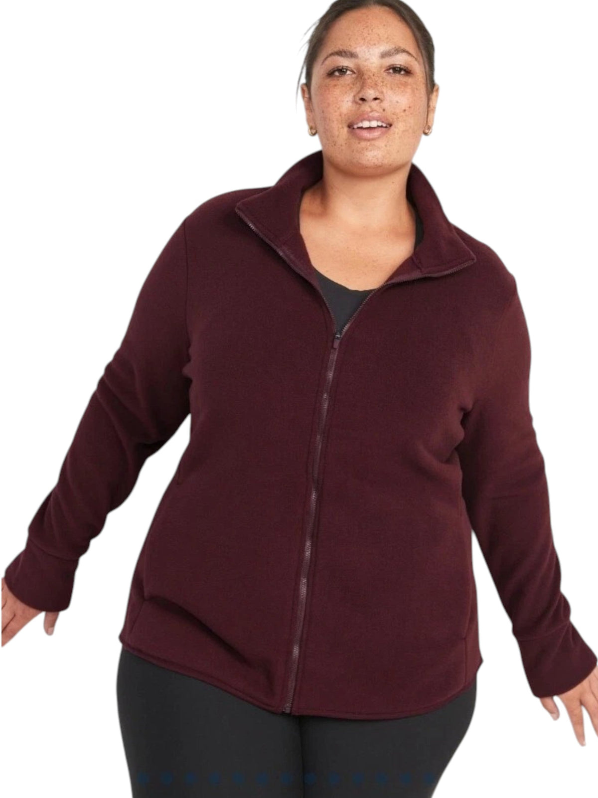 Image for Women's Plain Solid Sweaters,Burgundy
