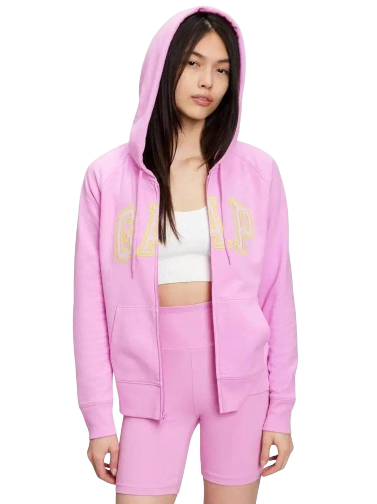 Image for Women's Logo Embroidered Hoodie,Pink