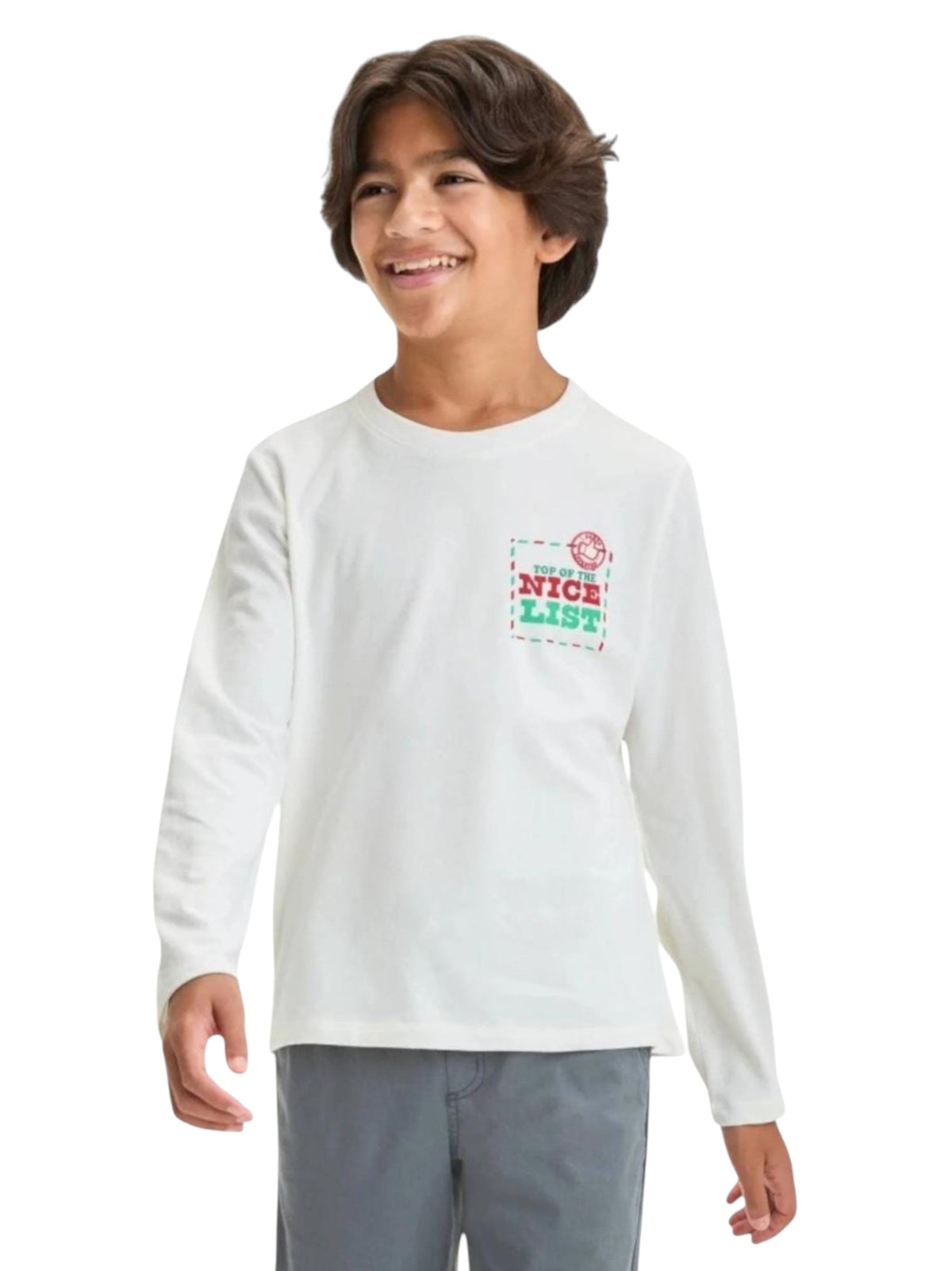 Image for Kids Boy's Printed Top,white