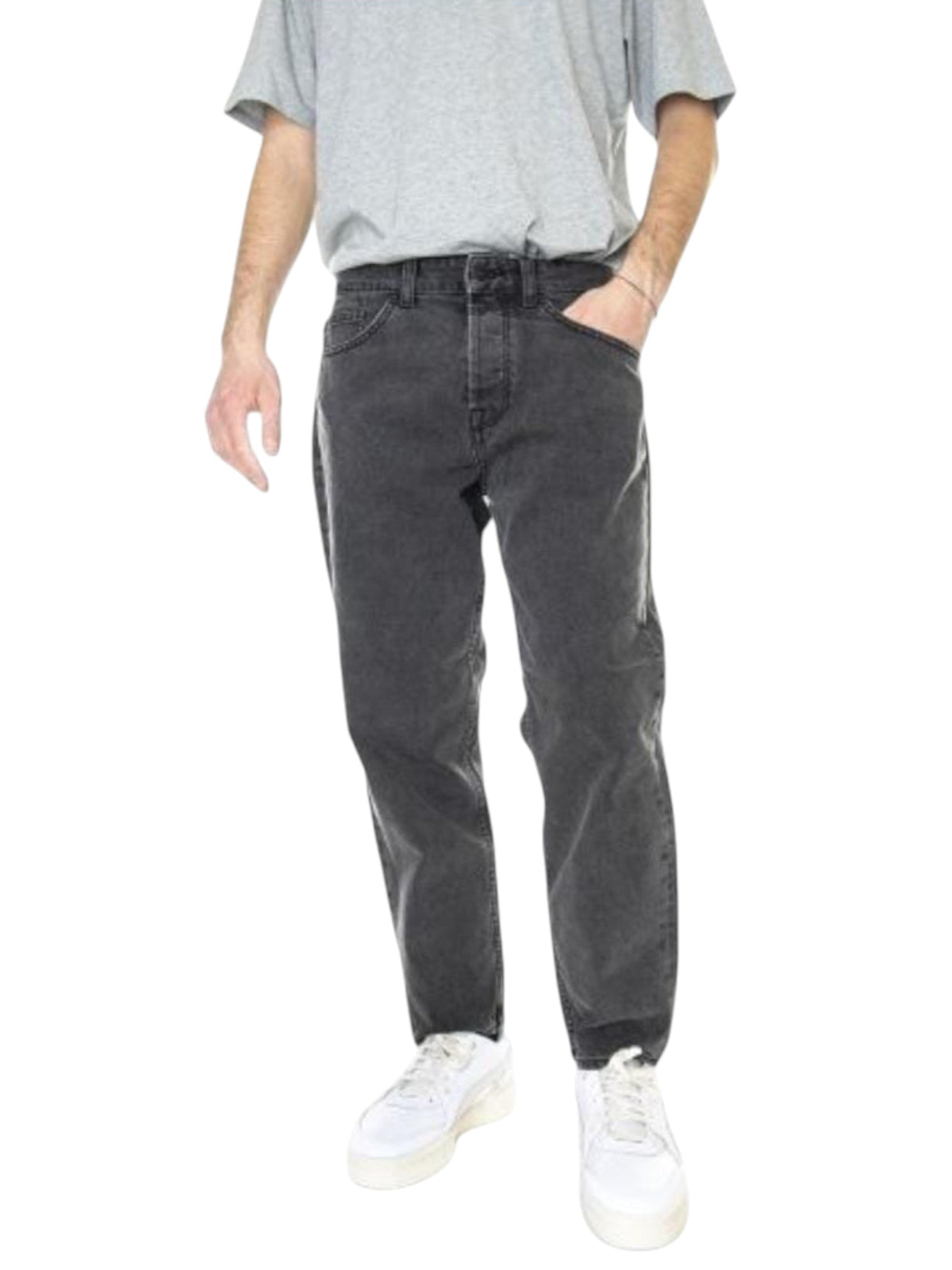 Image for Men's Washed Jeans,Grey