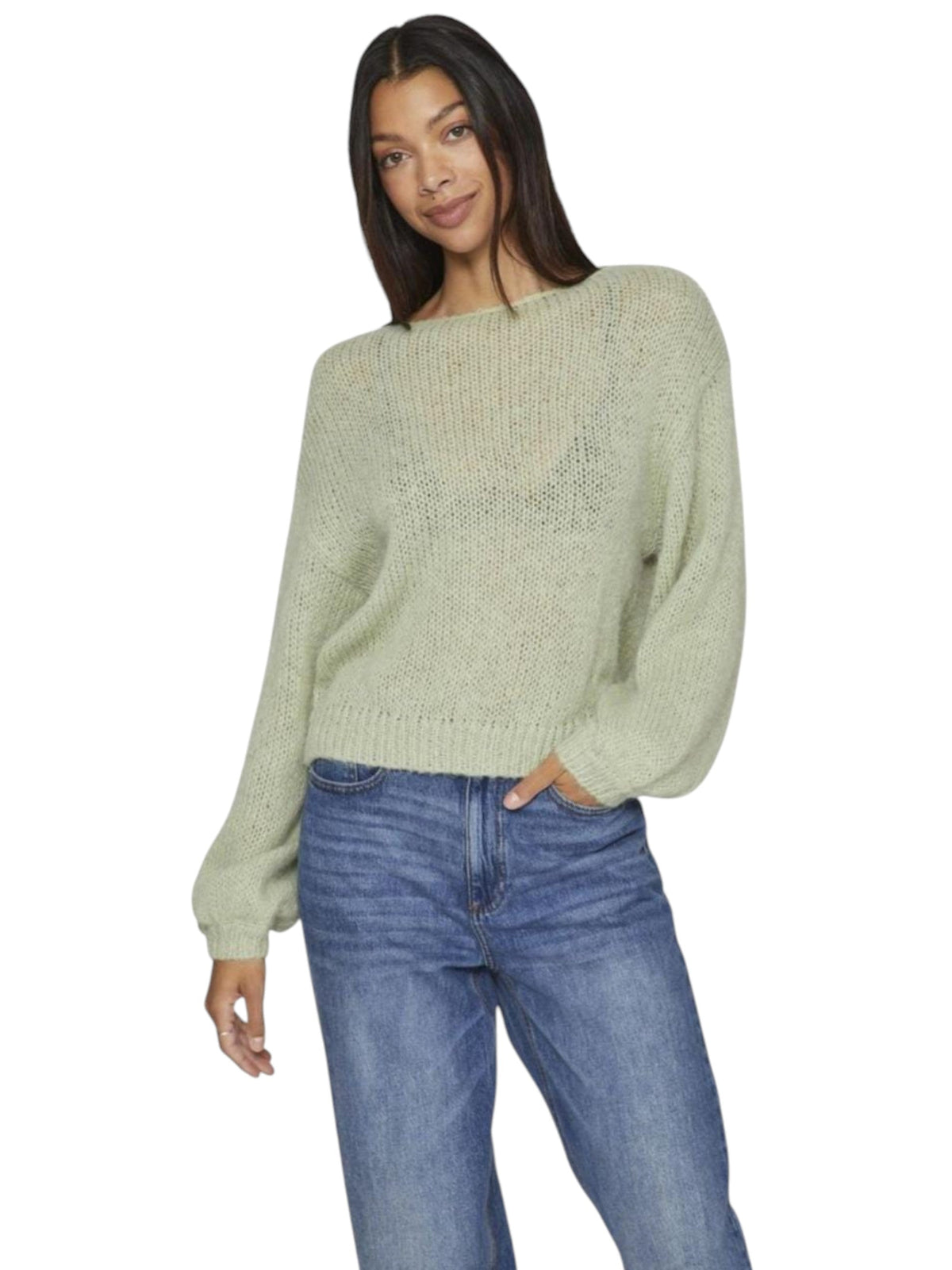 Image for Women's Knitted Sweaters,Pistachio