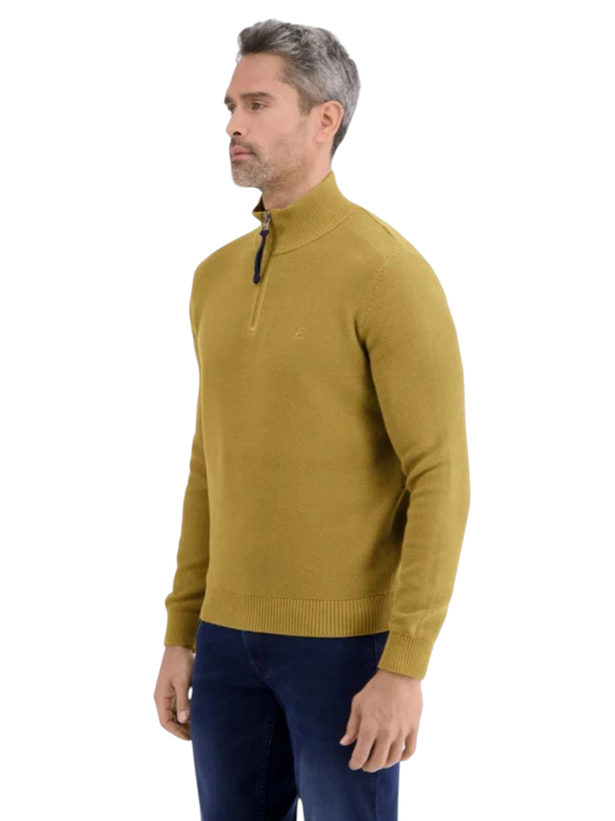 Image for Men's Textured Sweaters,Lime Green
