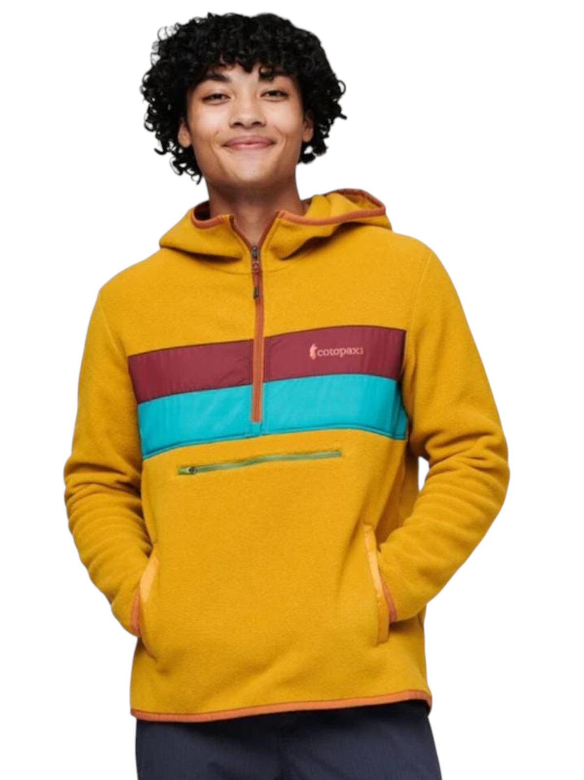 Image for Men's Colorblocked Sweaters,Yellow