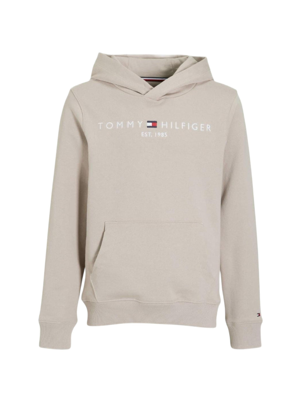 Image for Kids Boy's Brand Logo Printed Hoodie,Light Beige