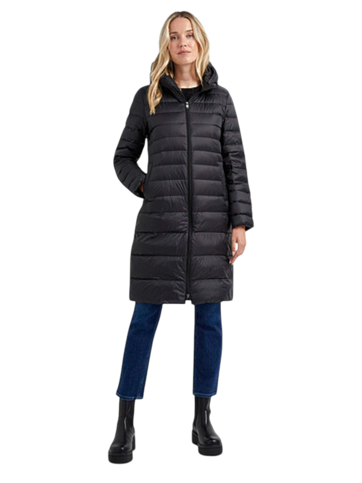 Image for Women's Quilted Jacket,Black