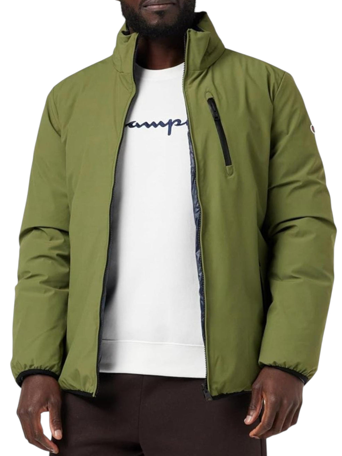 Image for Men's Quilted Jacket,Green