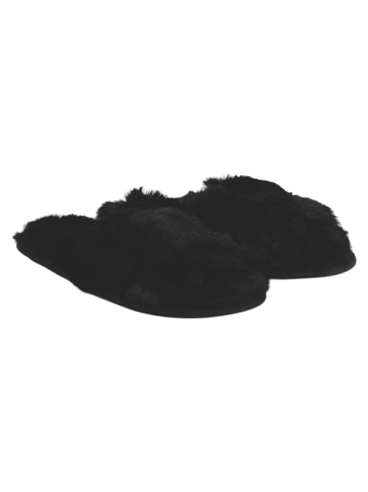 Image for Kids Girl's Faux Fur Casual Shoes,Black